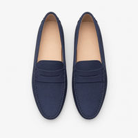 Gentry Morris Navy Penny Loafers