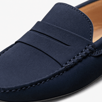 Gentry Morris Navy Penny Loafers