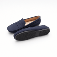 Gentry Morris Navy Penny Loafers