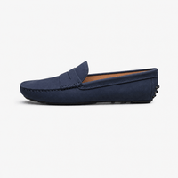 Gentry Morris Navy Penny Loafers