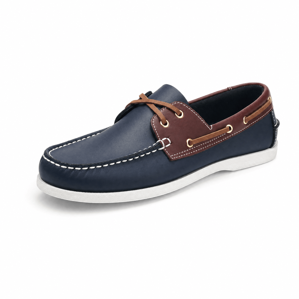 Gentry Morris Night Blue / 39 Lace Up Mens Loafers Brown