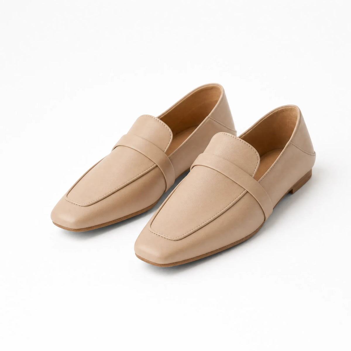 Gentry Morris Open Back Square Toe Loafers