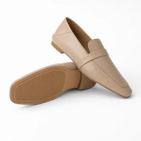Gentry Morris Open Back Square Toe Loafers