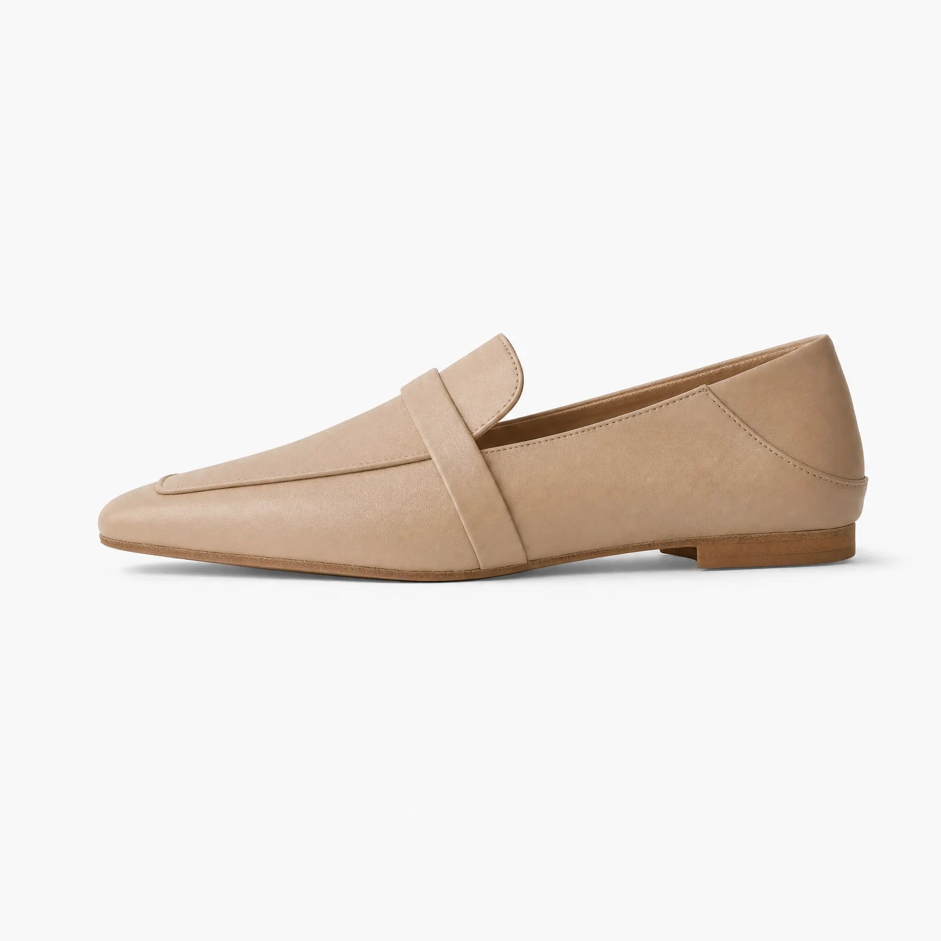 Gentry Morris Open Back Square Toe Loafers