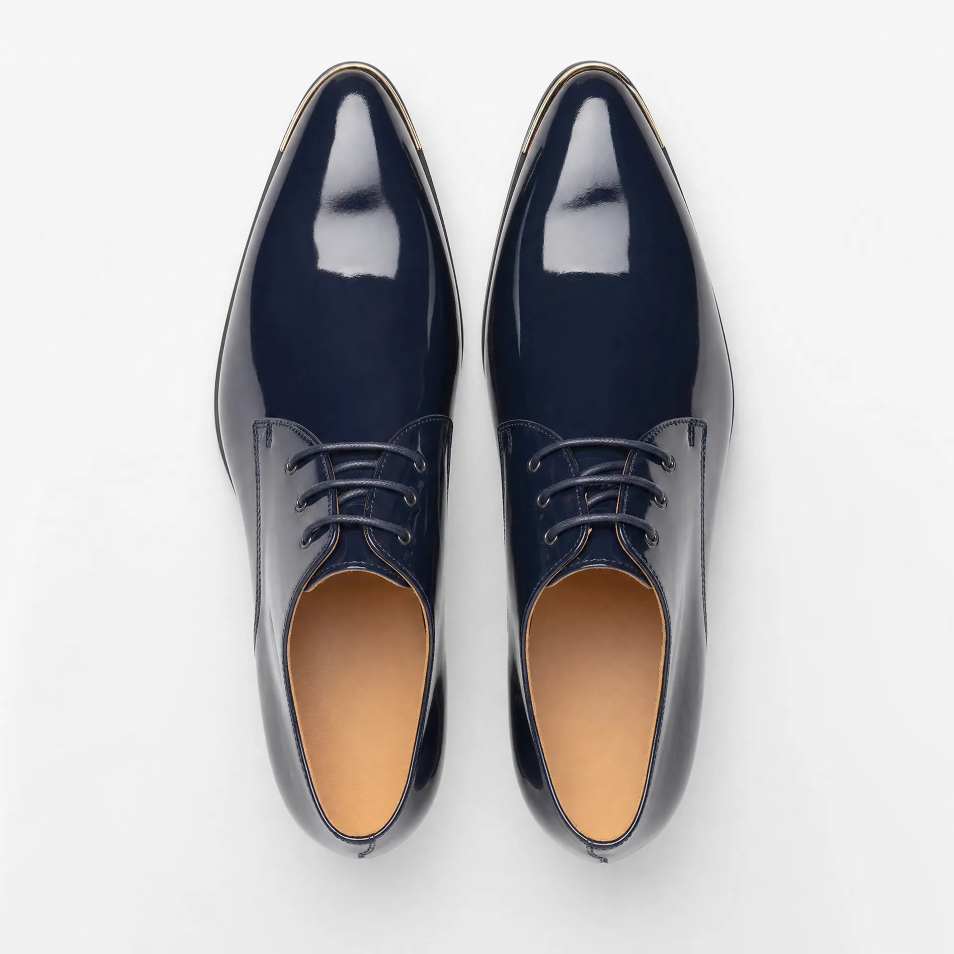 Gentry Morris Patent Mens Loafers Square Toe