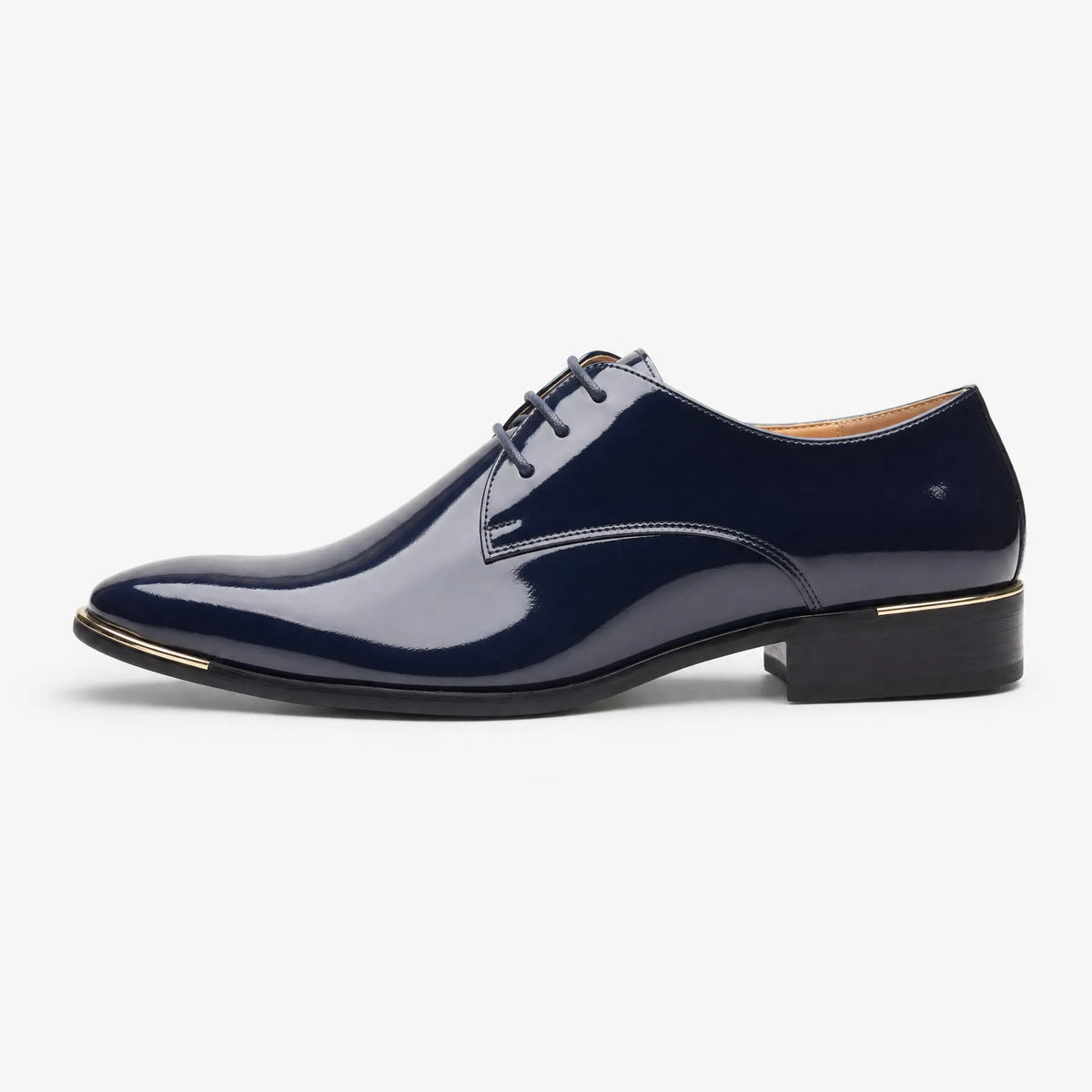 Gentry Morris Patent Mens Loafers Square Toe