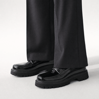 Gentry Morris Patent Platform Loafers Formal Style