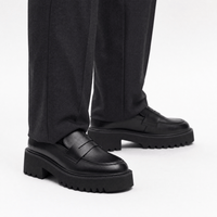 Gentry Morris Penny Chunky Loafers Block Heel
