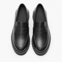 Gentry Morris Penny Chunky Loafers Block Heel