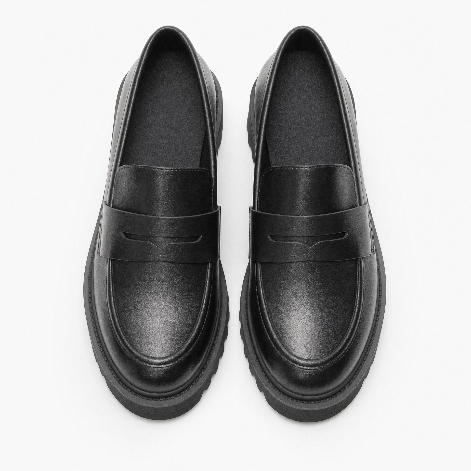 Gentry Morris Penny Chunky Loafers Block Heel