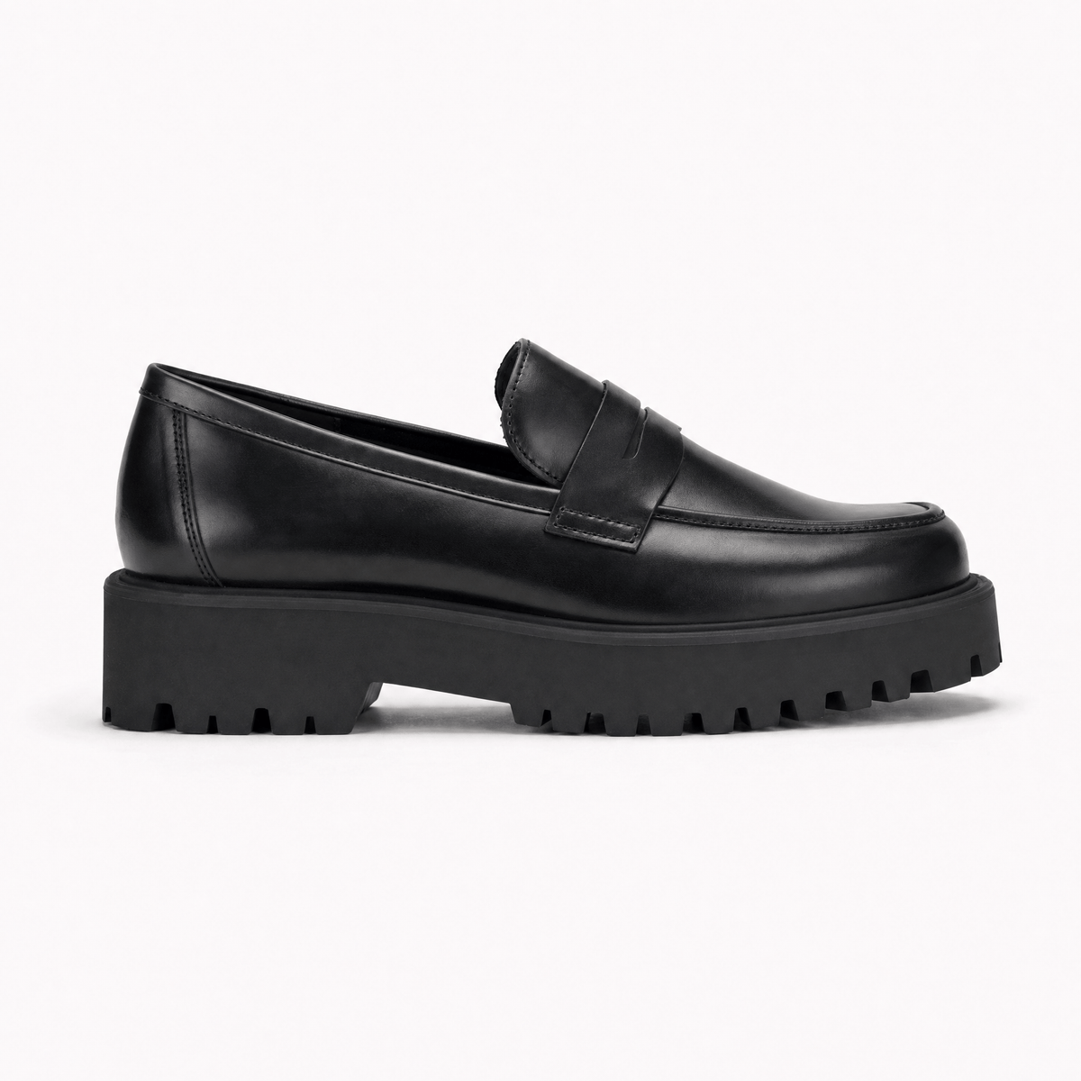 Gentry Morris Penny Chunky Loafers Block Heel