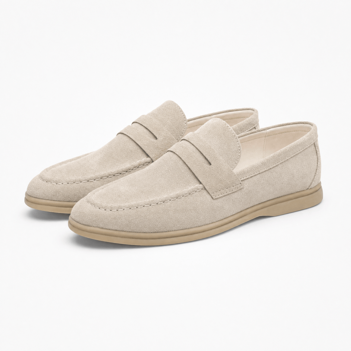 Gentry Morris Penny Loafers Mens Suede
