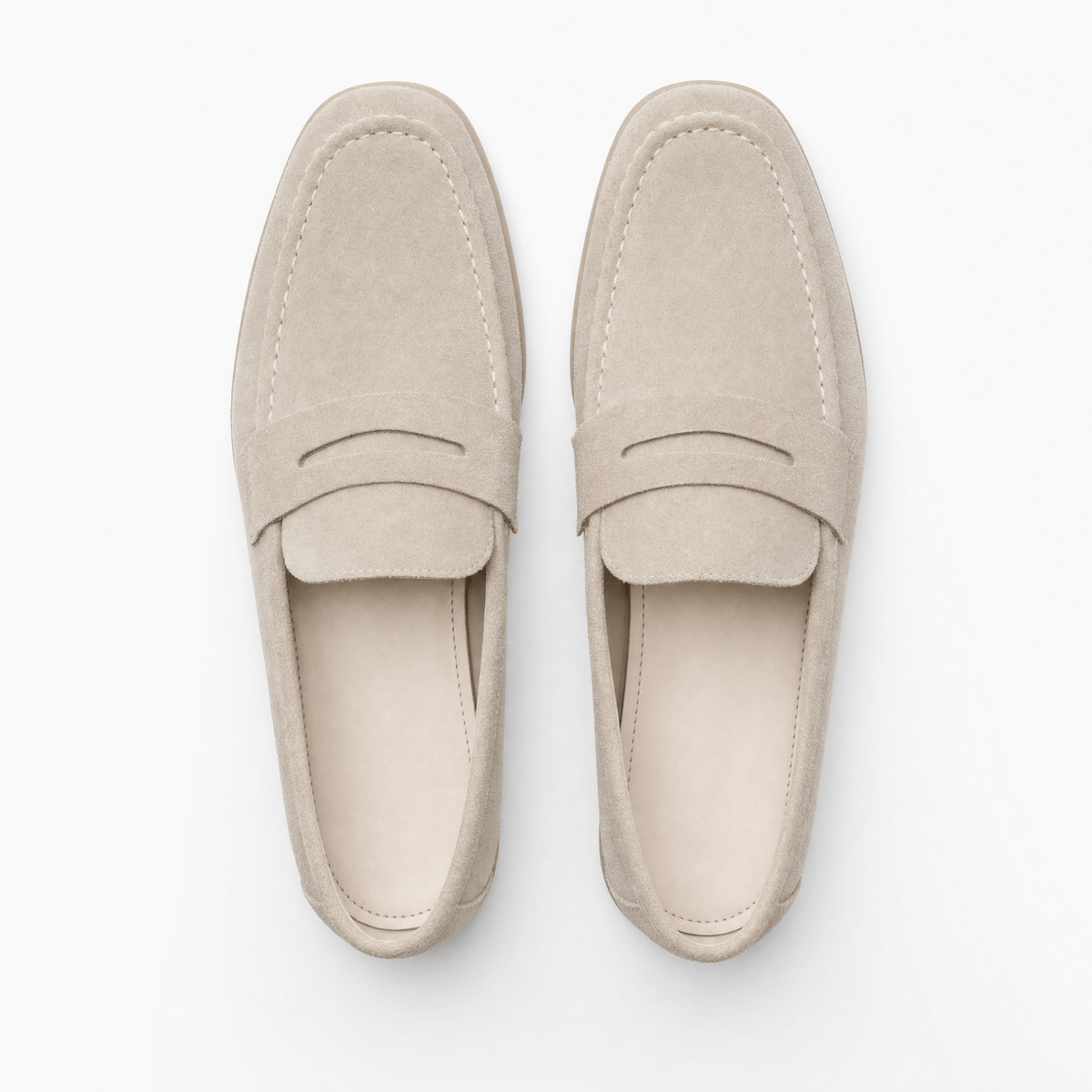 Gentry Morris Penny Loafers Mens Suede