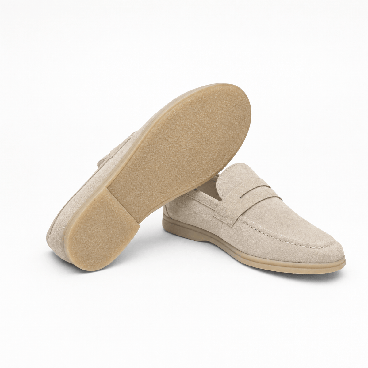 Gentry Morris Penny Loafers Mens Suede