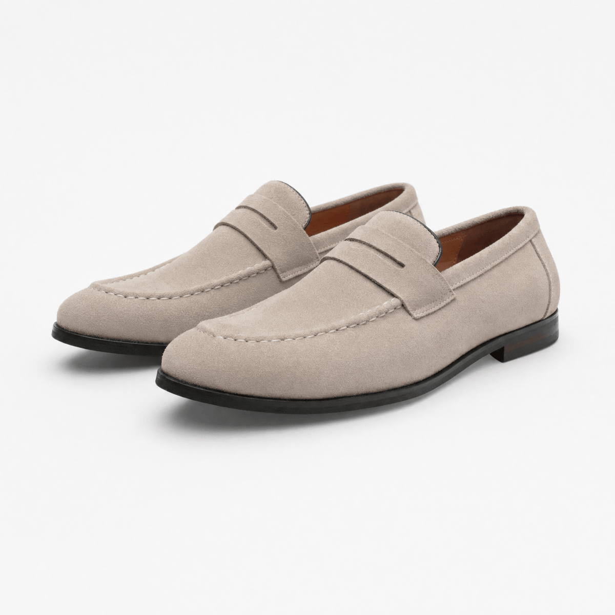 Gentry Morris Penny Loafers Mens Suede Smart