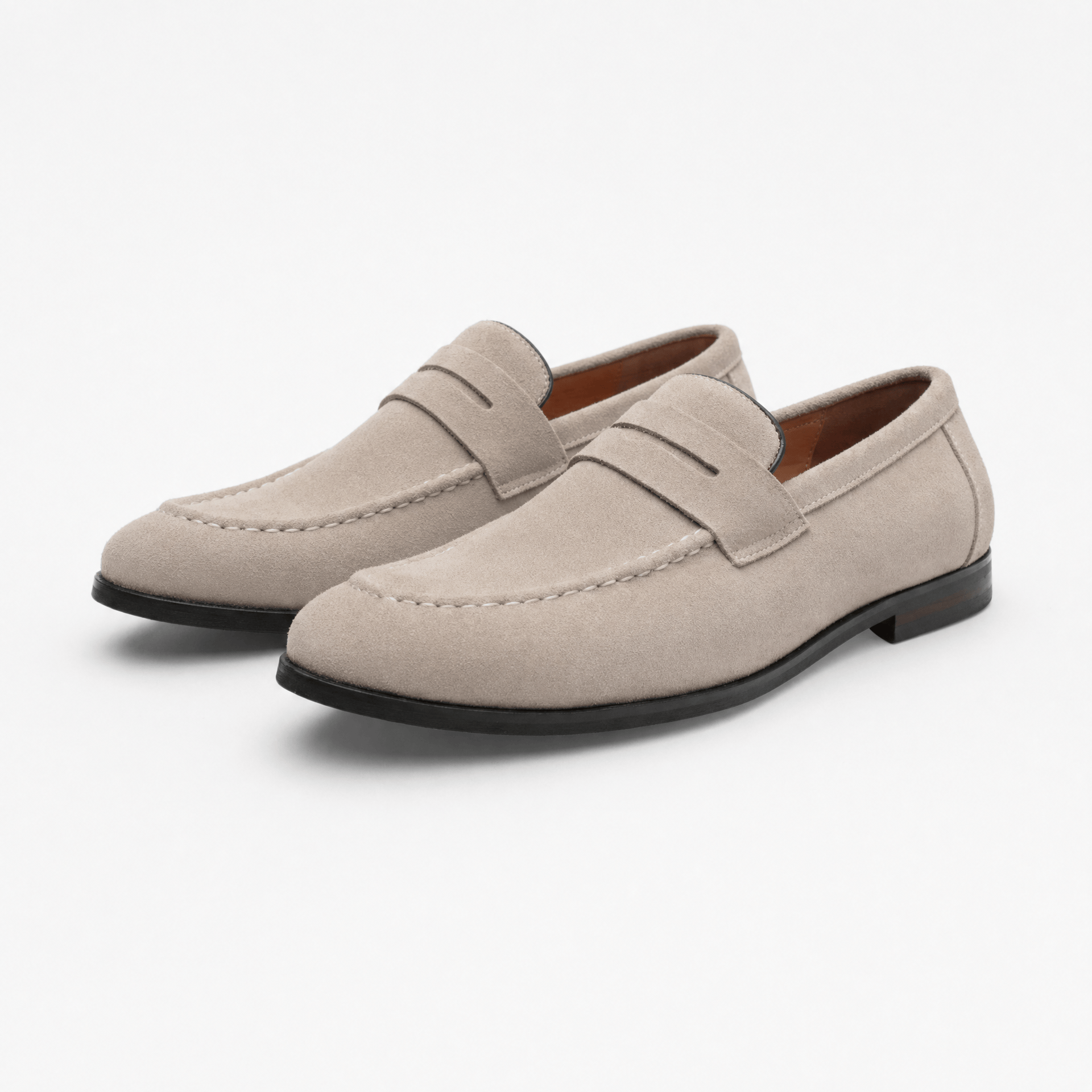 Gentry Morris Penny Loafers Mens Suede Smart