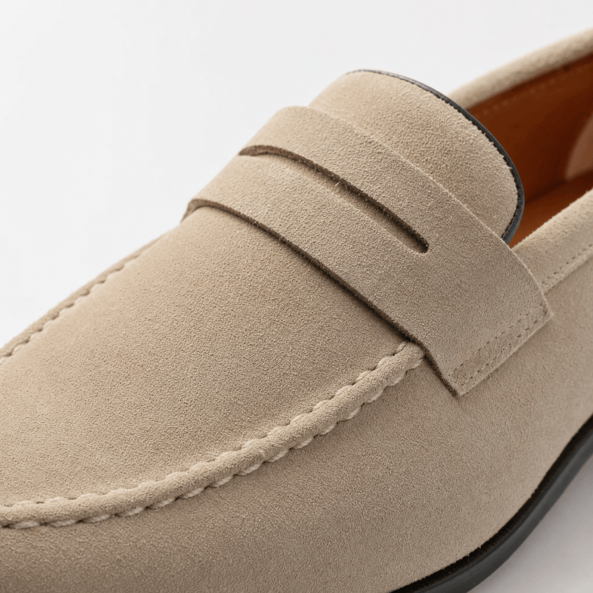 Gentry Morris Penny Loafers Mens Suede Smart