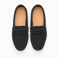 Gentry Morris Penny Stitch Suede Loafers Kids
