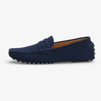 Gentry Morris Penny Suede Loafers Driving Style