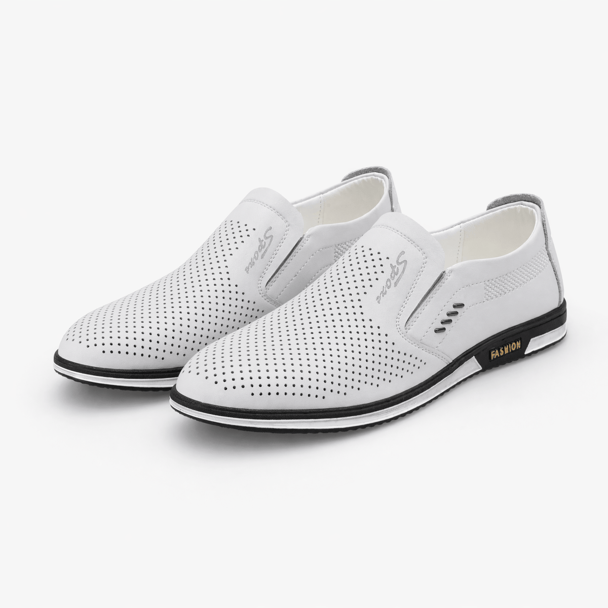 Gentry Morris Perforated Mens Loafers Slip On
