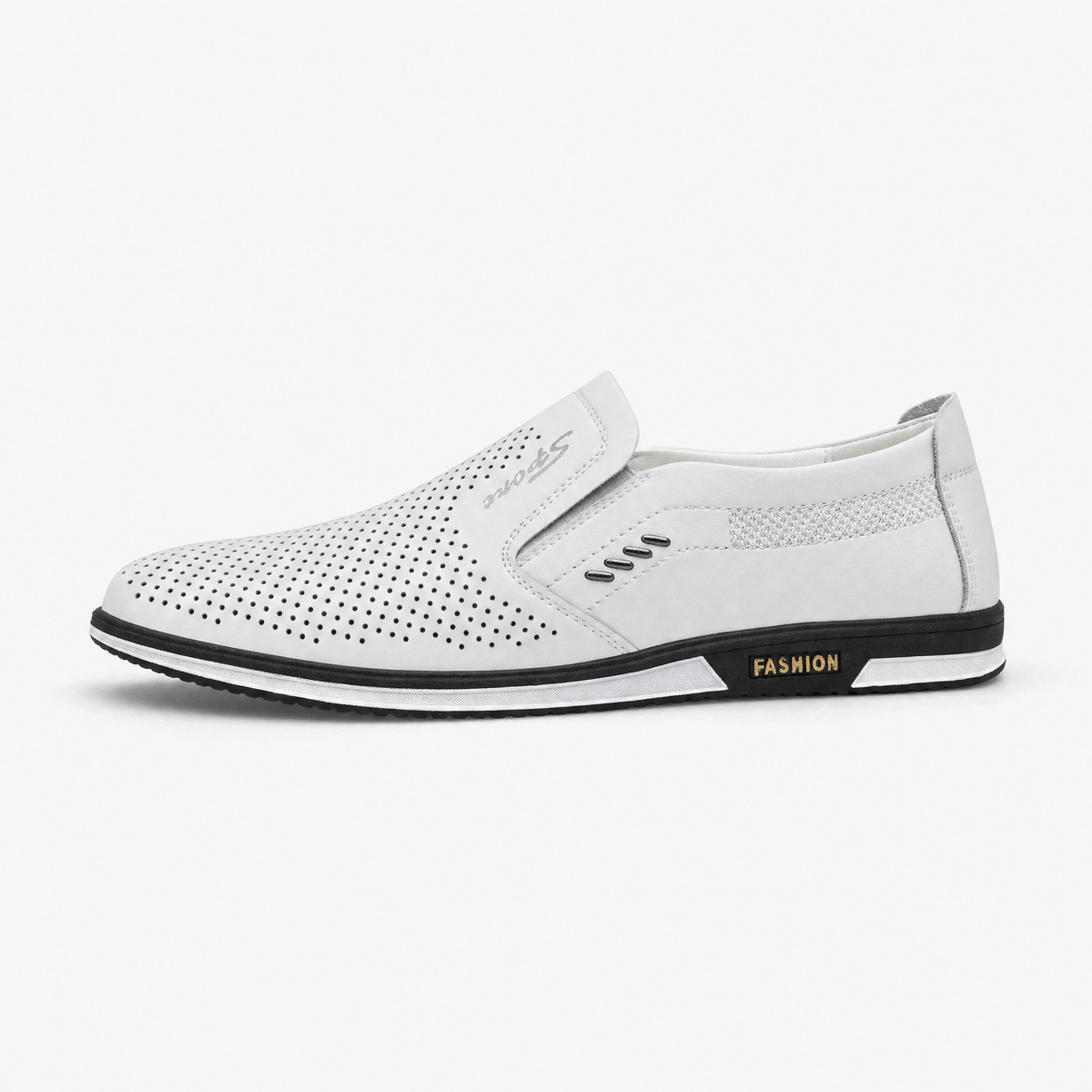 Gentry Morris Perforated Mens Loafers Slip On