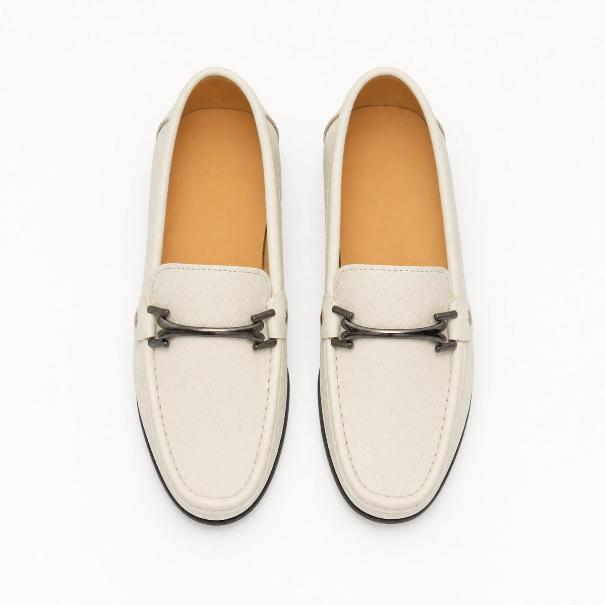 Gentry Morris Quilted Metal Bar Loafers Boys