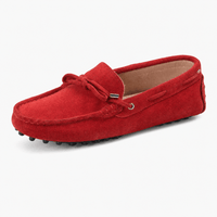 Gentry Morris Red / 2.5 Suede Loafers Slip On