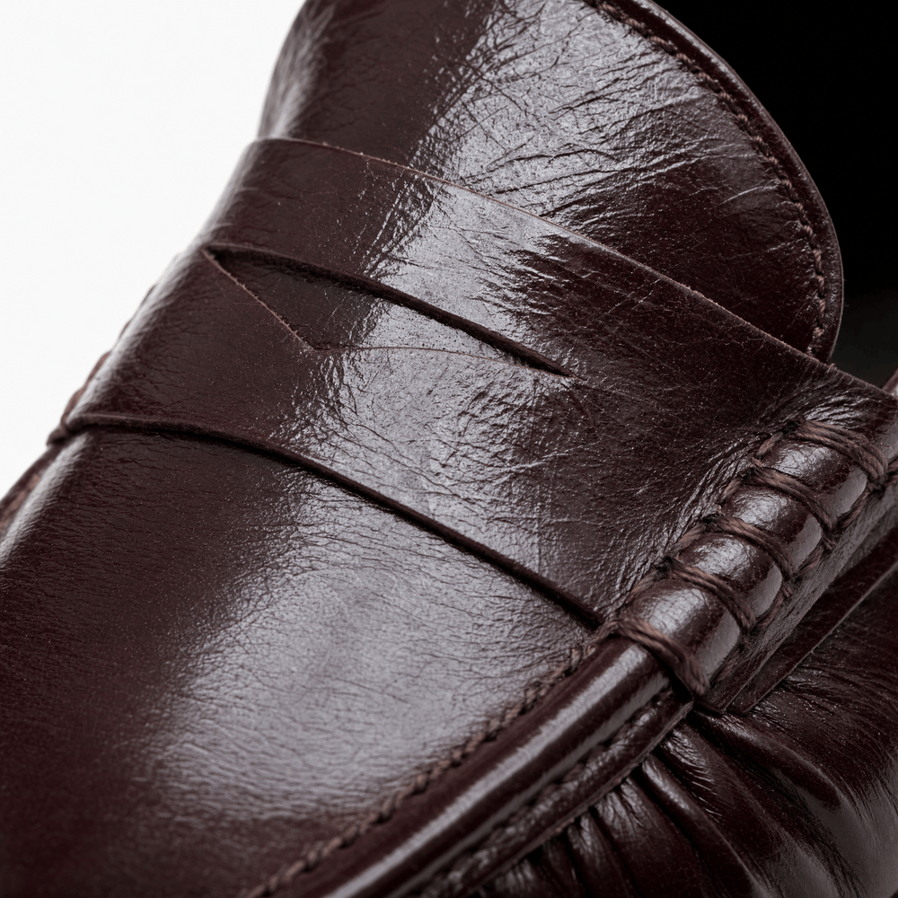 Gentry Morris Shiny Penny Loafers