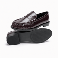 Gentry Morris Shiny Penny Loafers