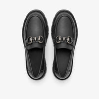 Gentry Morris Square Toe Chain Platform Loafers
