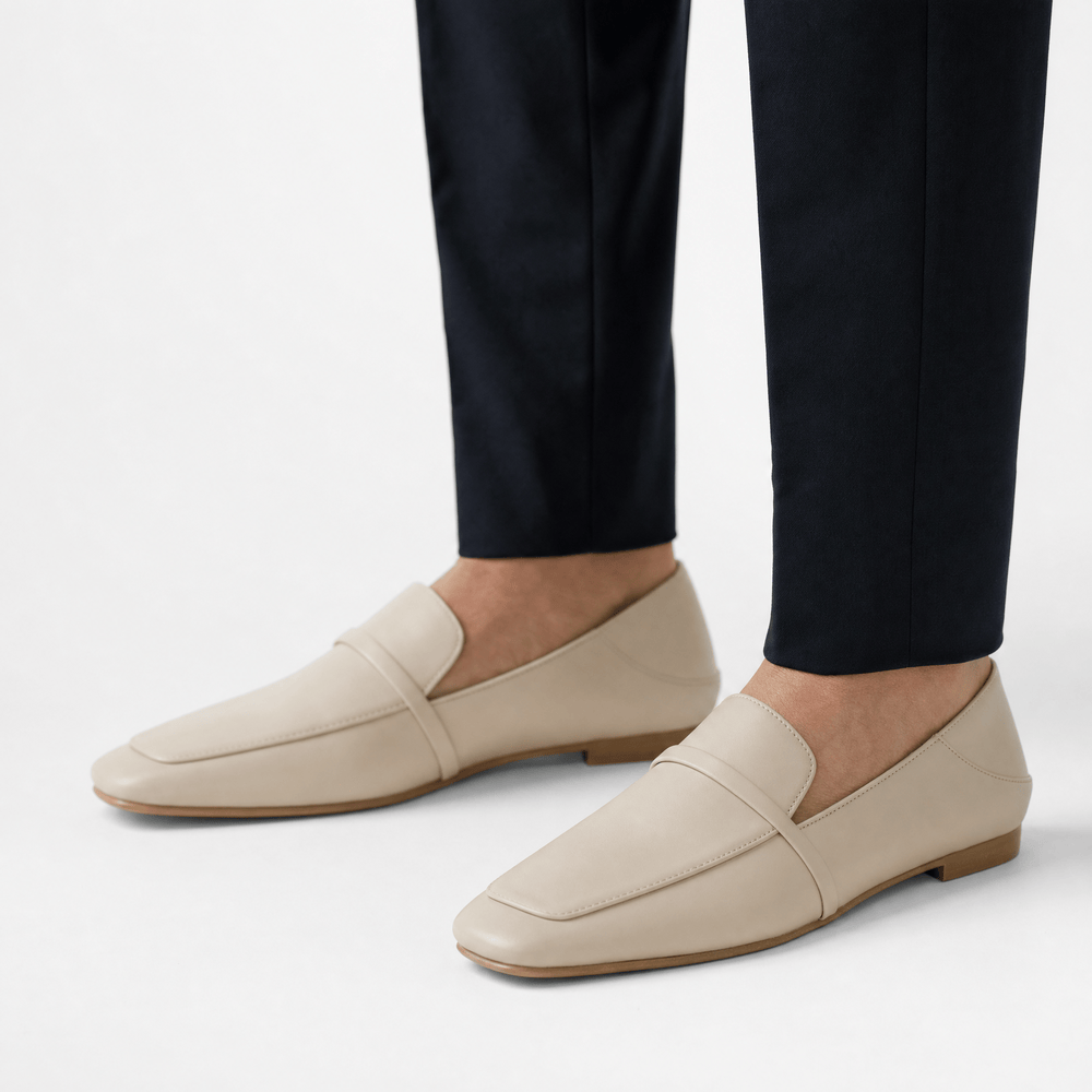 Gentry Morris Square Toe Loafers Flat
