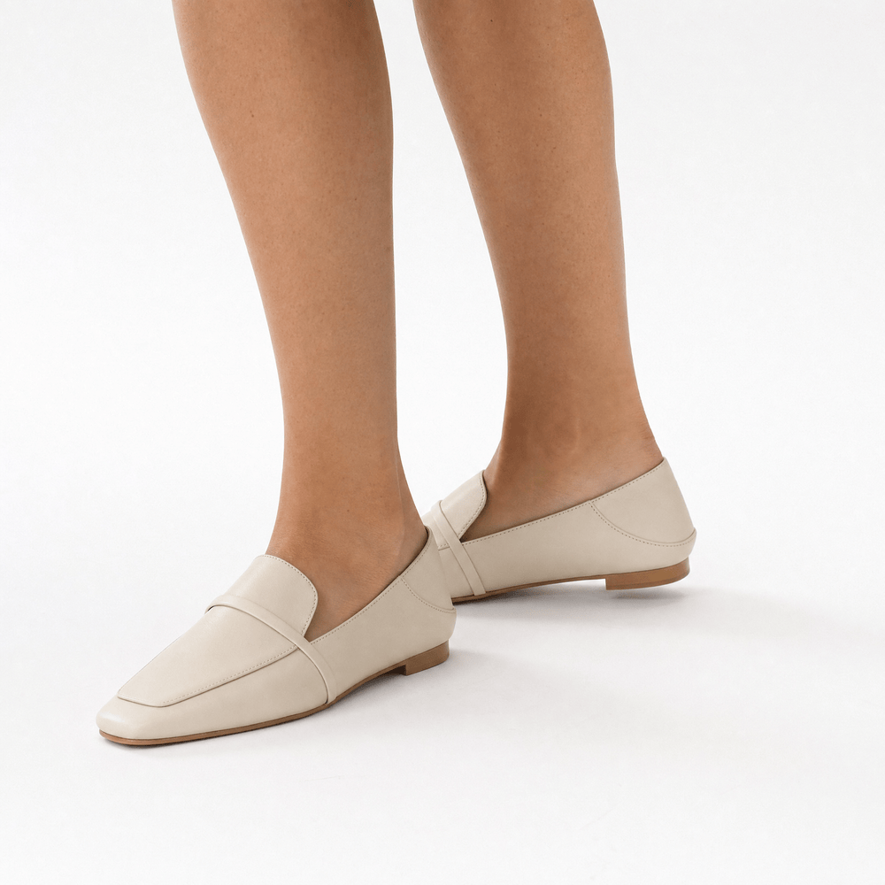 Gentry Morris Square Toe Loafers Flat