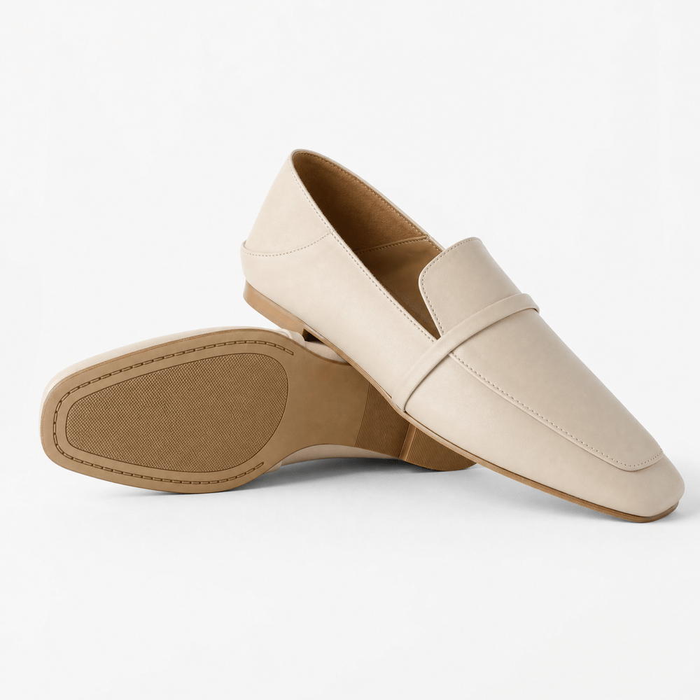Gentry Morris Square Toe Loafers Flat