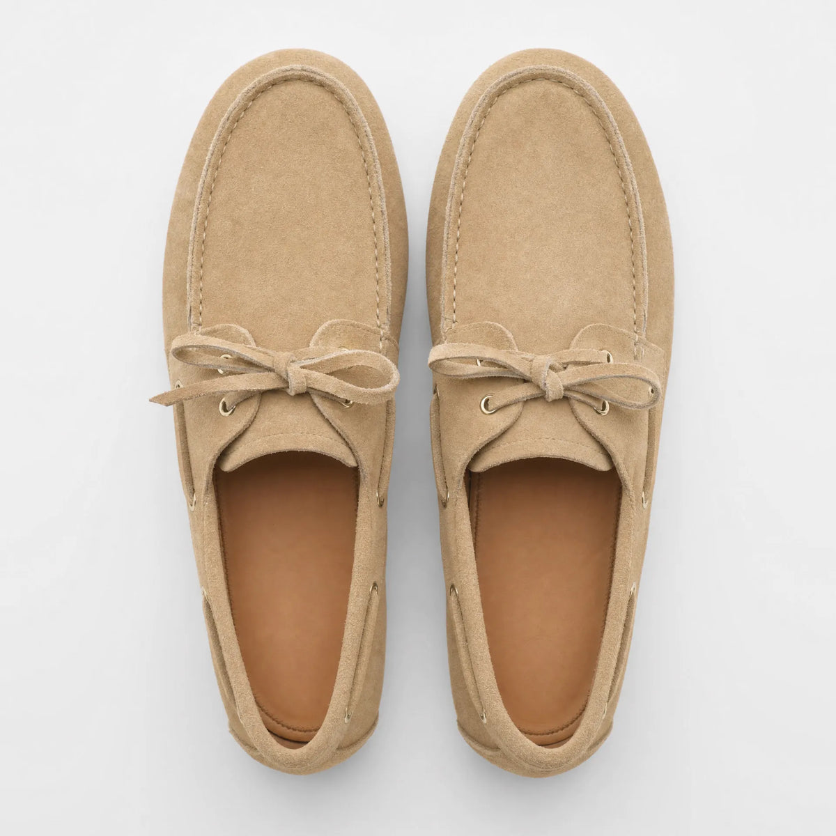 Gentry Morris Suede Loafers Lace Detail