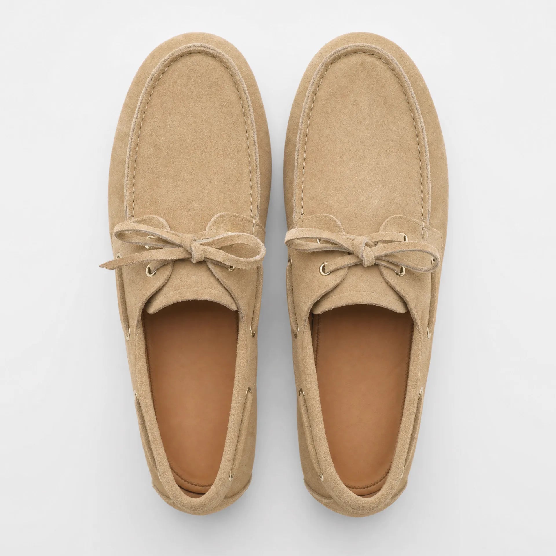 Gentry Morris Suede Loafers Lace Detail