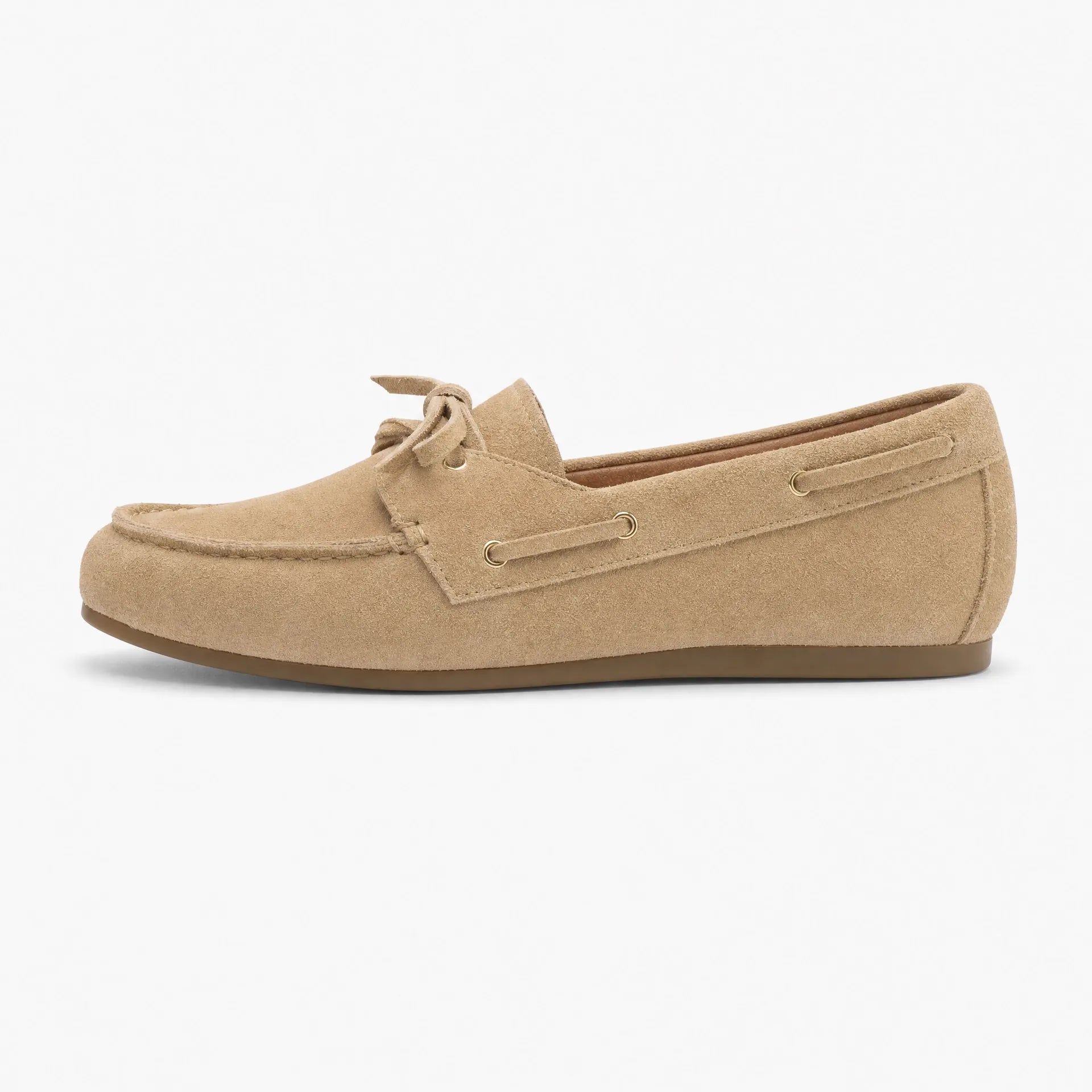 Gentry Morris Suede Loafers Lace Detail
