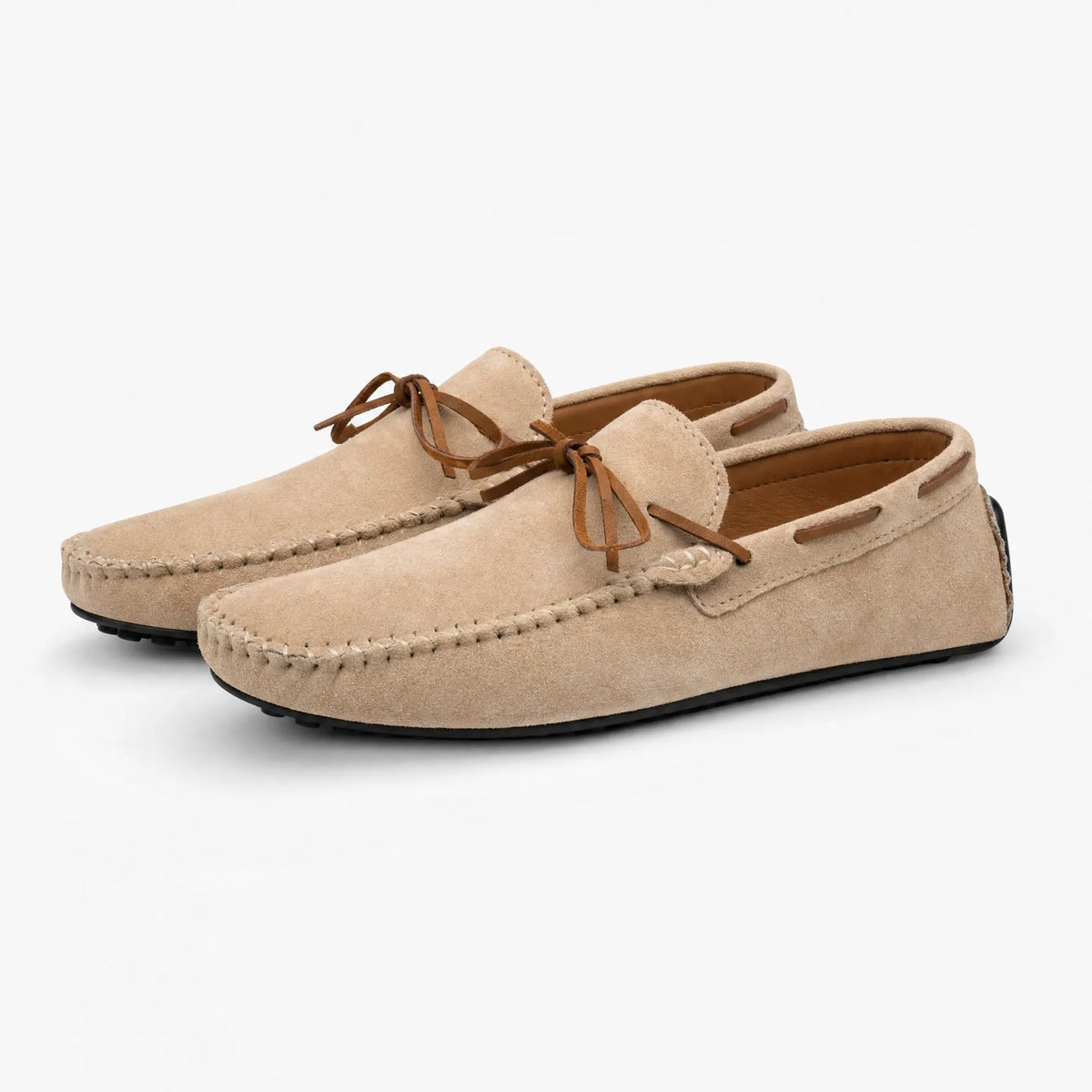 Gentry Morris Suede Loafers Mens Boat Laces