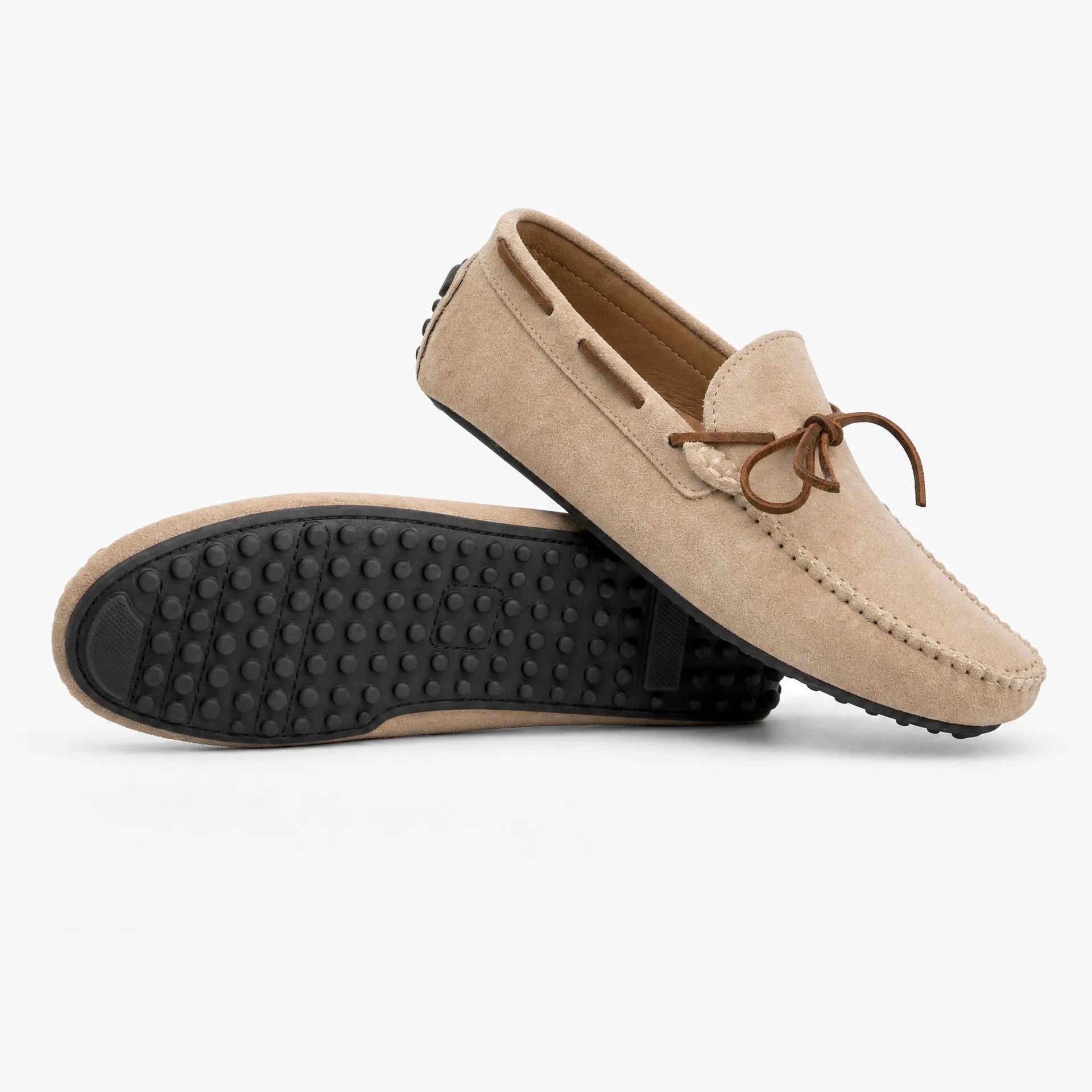 Gentry Morris Suede Loafers Mens Boat Laces