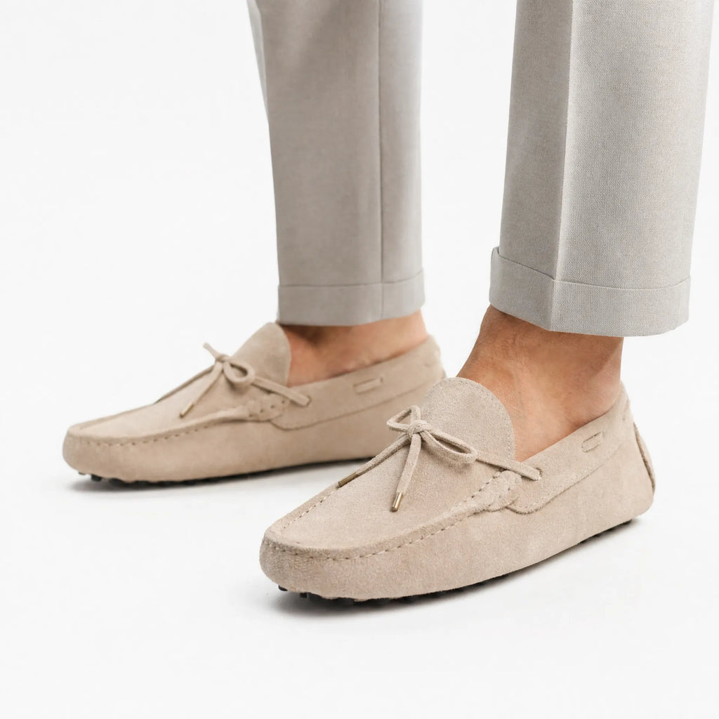 Gentry Morris Suede Loafers Women Flat