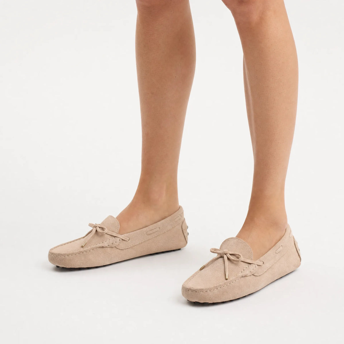 Gentry Morris Suede Loafers Women Flat