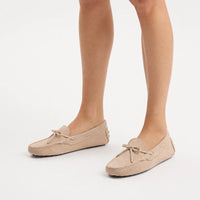 Gentry Morris Suede Loafers Women Flat