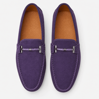 Gentry Morris Suede Mens Loafers Horsebit Detail