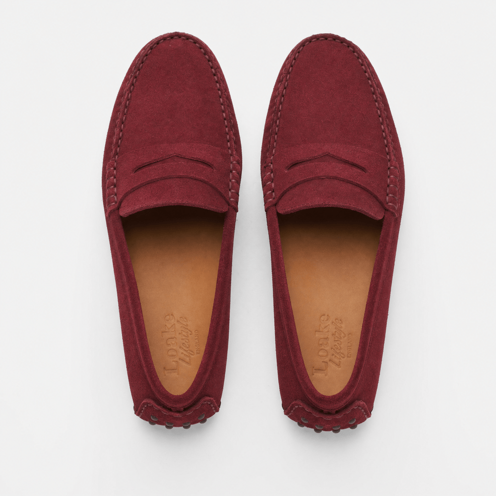 Gentry Morris Suede Penny Loafers Flat