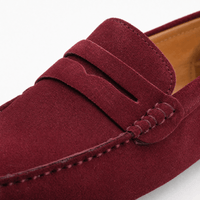 Gentry Morris Suede Penny Loafers Flat
