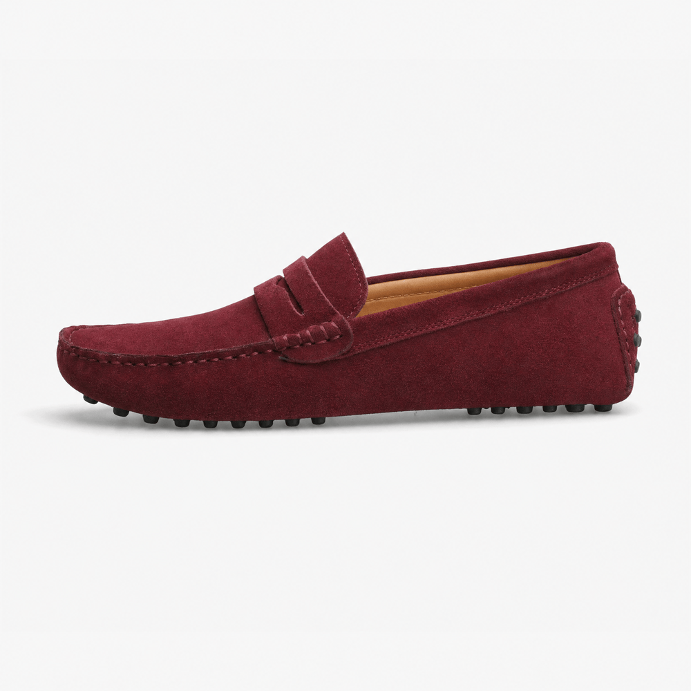 Gentry Morris Suede Penny Loafers Flat