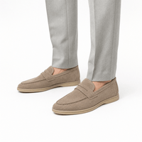 Gentry Morris Suede Penny Loafers Oxford Flat