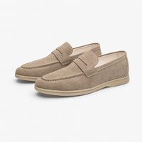 Gentry Morris Suede Penny Loafers Oxford Flat