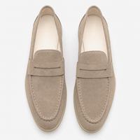 Gentry Morris Suede Penny Loafers Oxford Flat