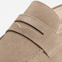 Gentry Morris Suede Penny Loafers Oxford Flat