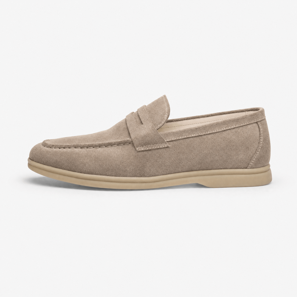 Gentry Morris Suede Penny Loafers Oxford Flat